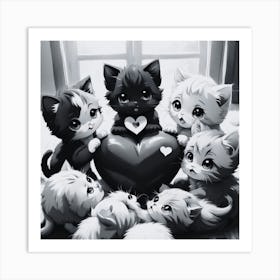 Cute Kittens 7 Art Print