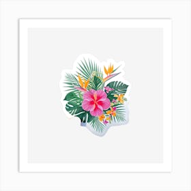 Hawaiian Flower Art Print