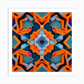 Abstract Geometric Pattern Art Print