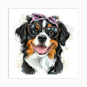 Bernese Mountain Dog 21 Art Print