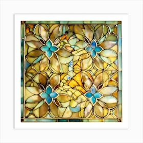 Stained Glass 9 Art Print