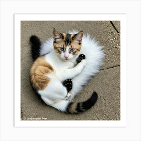 Calico Cat 2 Art Print