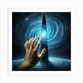 Hand Reaching For A Star 1 Art Print