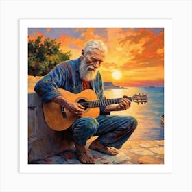 Acoustic Guitar 14 Art Print