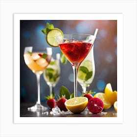 Cocktail Party Art Print