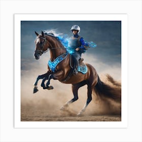 Horse Rider Art Print