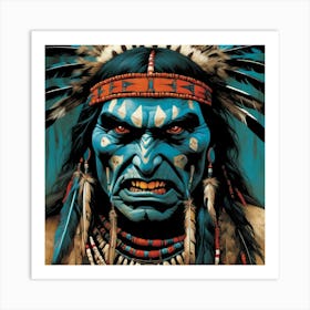 Indian Chief jkg Art Print