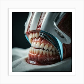 Close Up Of Teeth Art Print