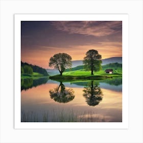 Peaceful Landscapes Photo (24) Art Print