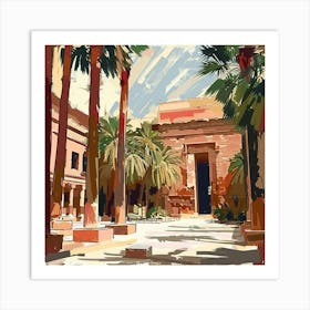 Egyptian Temple 6 Art Print