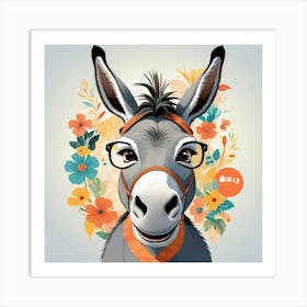 Default Hello Donkey Art 2 Art Print