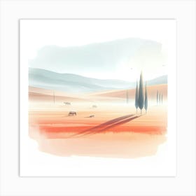 Landscape Painting 74 Art Print