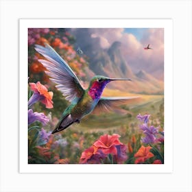 Hummingbird Art Print