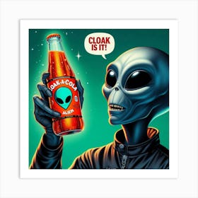 Cloak is it! Art Print