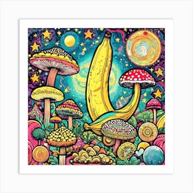 Banana Suppa Art Print