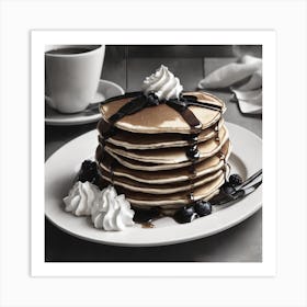 Pancakes Art Print