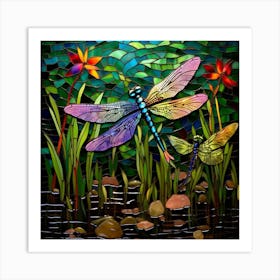 Dragonflies 42 Art Print