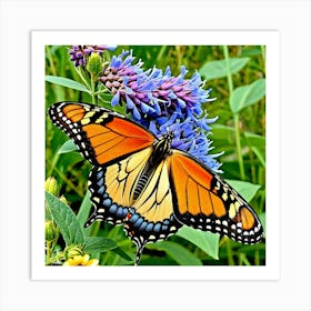 Butterflies Insect Lepidoptera Wings Antenna Colorful Flutter Nectar Pollen Metamorphosis (26) Art Print