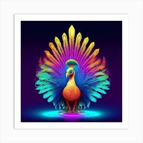 Peacock 1 Art Print