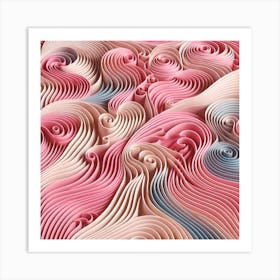 Pink Background Art Print