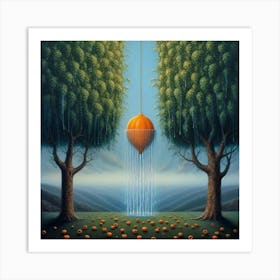 'The Orange Tree' Art Print