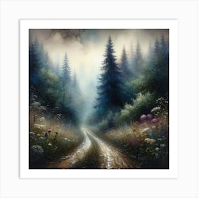 Road To The Forest Art Print