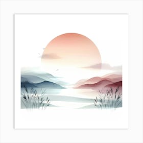 Landscape Painting 75 Art Print