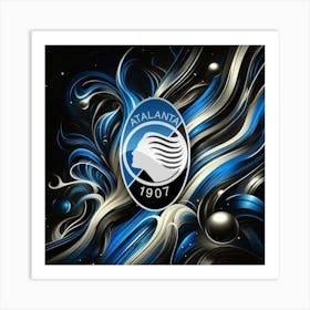 Atalanta BC Logo Wall Art 16 Art Print