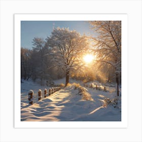 Winter Sun Art Print