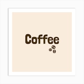 Coffee Logo Art Print