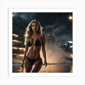 Sexy Girl In Bikinibyhh Art Print