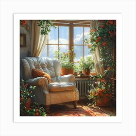 Room With Plants Art Print