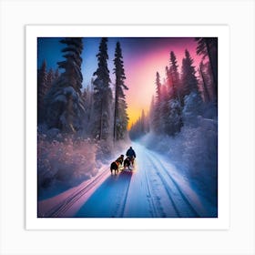 Sled Dog 1 Art Print