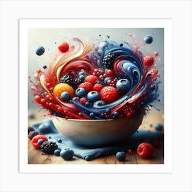 Splash Of Color Art Print