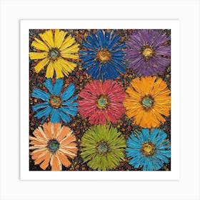 Daisies Art Print