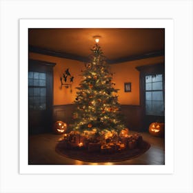 Halloween Tree 1 Art Print