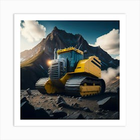 Buldozer Mountain (30) Art Print