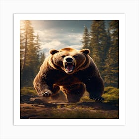 Grizzly Bear Art Print