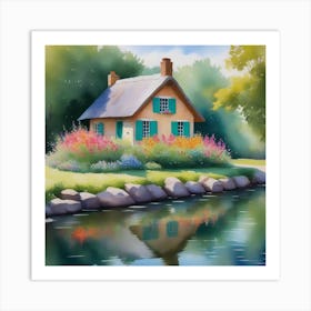 House By The River 1 Art Print