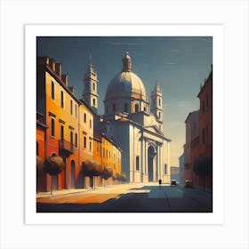 Of An Italian City Art Print