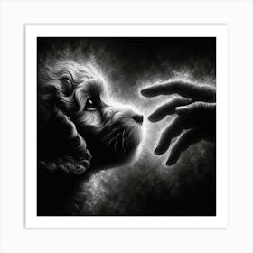 Paws Of Love 1 Art Print