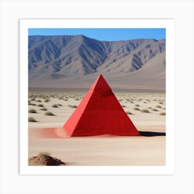 Piramide Roja Art Print