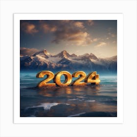 2024 wallpaper Art Print