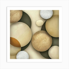 Abstract Circles 19 Art Print