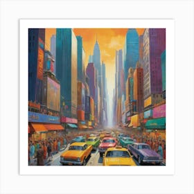 New York City City art print Art Print