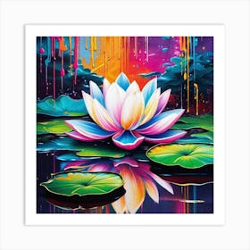 Lotus Flower 42 Art Print