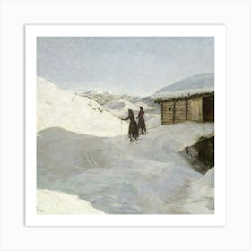 Winter Scene 8 Art Print