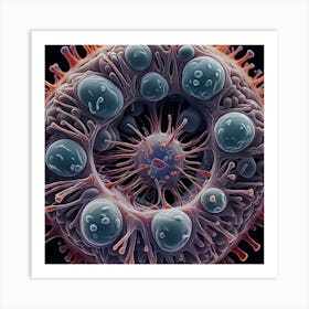Human Cell 12 Art Print