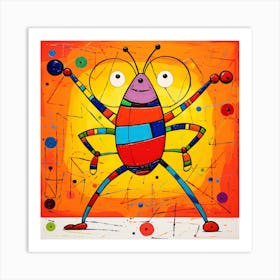 Bug Poses Art Print