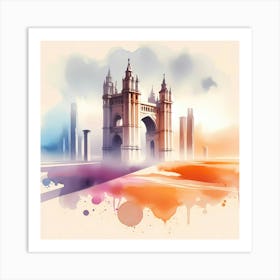 Hyderabad Gate Art Print